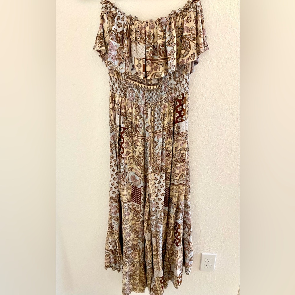 Pinkblush Maternity Floral Sleeveless Wide Leg Maternity Jumpsuit